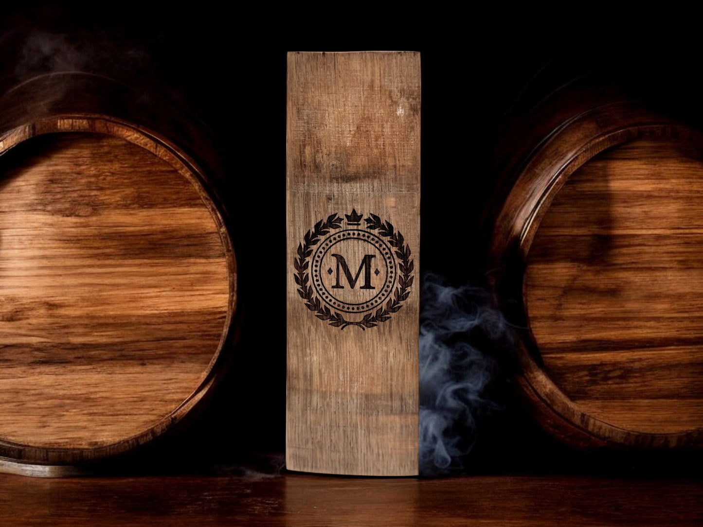 Whisky Cask Stand - Monogram