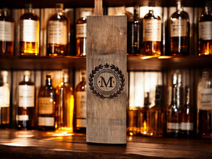 Whisky Cask Stand - Monogram