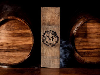 Whisky Cask Stand - Monogram