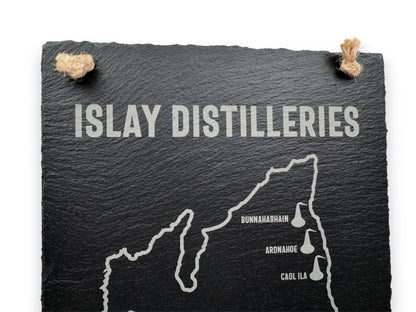 Slate Plaque - Islay Distilleries