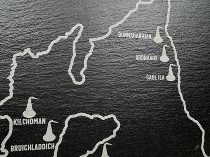 Slate Plaque - Islay Distilleries