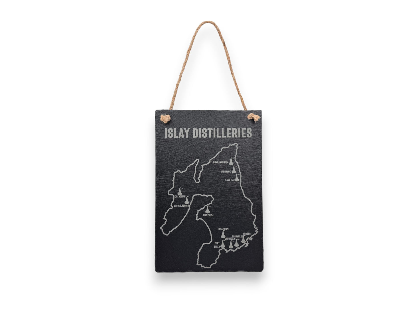 Slate Plaque - Islay Distilleries