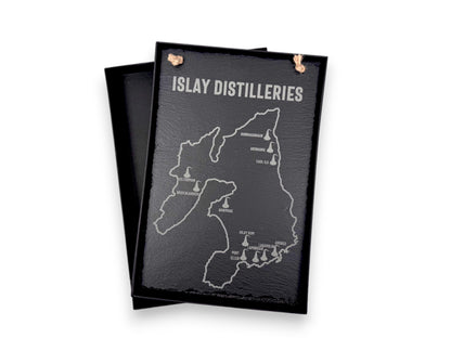 Slate Plaque - Islay Distilleries
