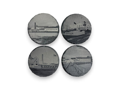Slate Coasters - Lagavulin Distillery