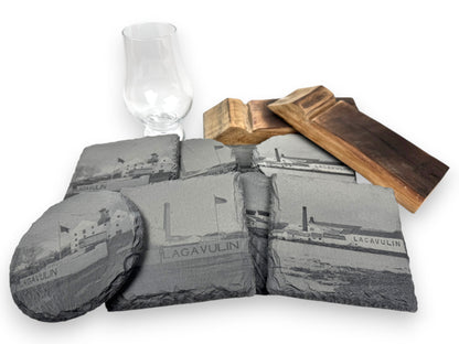 Slate Coasters - Lagavulin Distillery