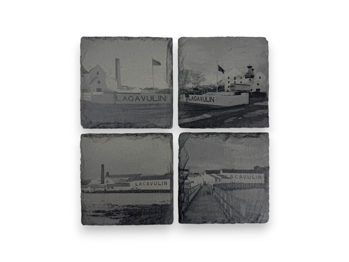 Slate Coasters - Lagavulin Distillery