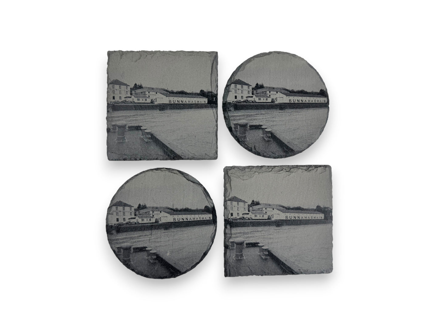 Slate Coasters - Bunnahabhain Distillery