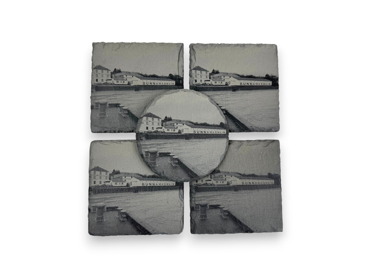Slate Coasters - Bunnahabhain Distillery